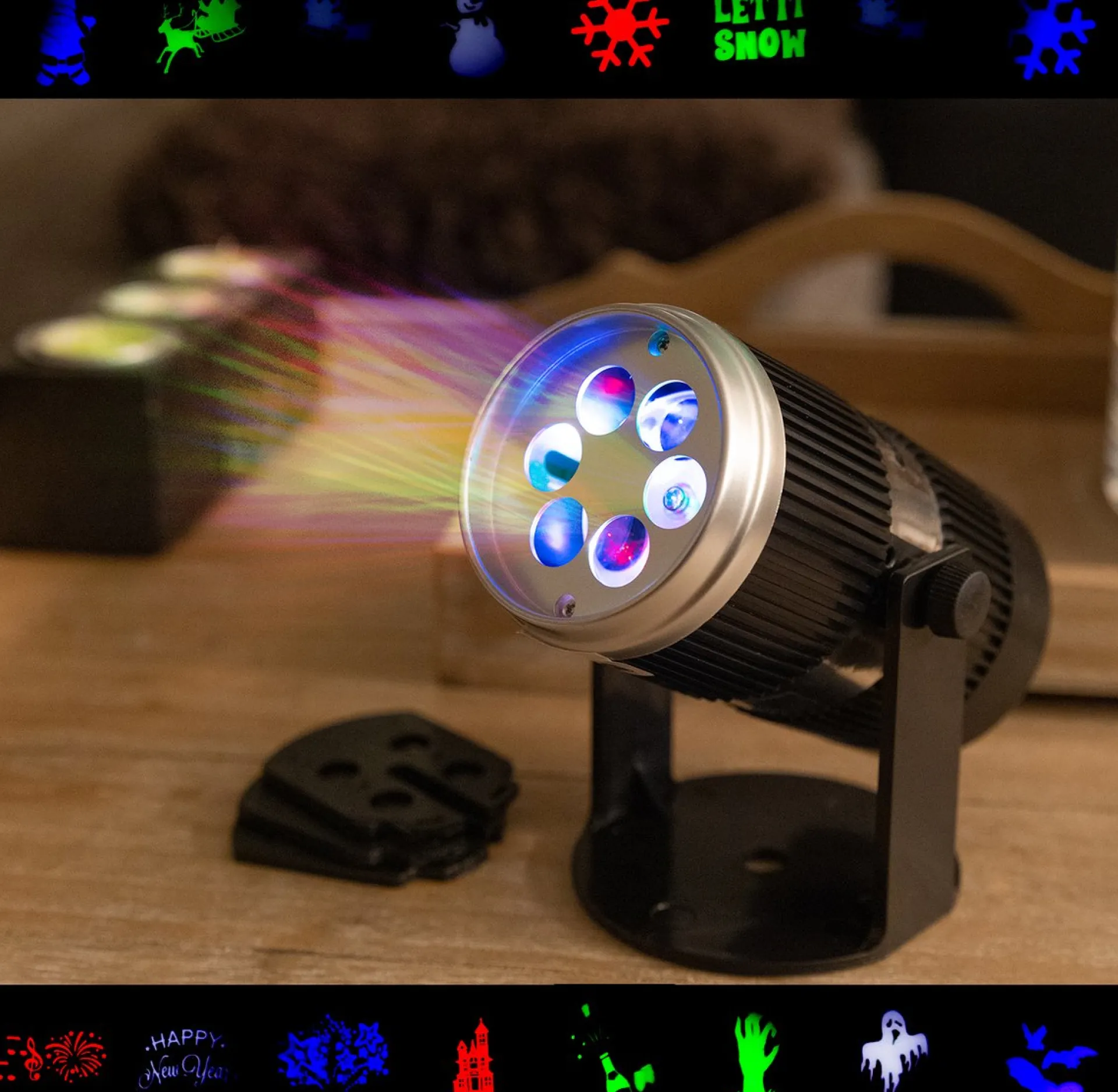 MaxxHome Feestdagen Led Laser - Projectorlamp - Multi Color - 4 Thema's Best Sale