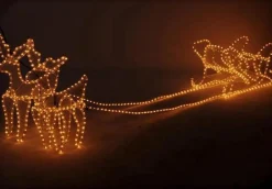 MaxxHome Kerstverlichting - Rendieren Met Slee - Kerstverlichting Figuur - Rendier -756 Lampjes - Warm Wit Licht Best Sale