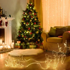 MaxxHome Kerstverlichting - Rendieren Met Slee - Kerstverlichting Figuur - Rendier -756 Lampjes - Warm Wit Licht Best Sale