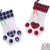 JobaStores® Kerstsokken>Mega Kerst Sokken Set Poot (Rood & Blauw)