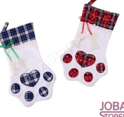 JobaStores® Kerstsokken>Mega Kerst Sokken Set Poot (Rood & Blauw)