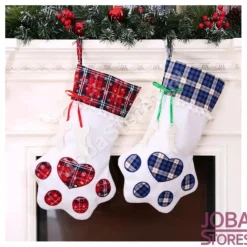JobaStores® Kerstsokken>Mega Kerst Sokken Set Poot (Rood & Blauw)