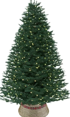 Meisterhome Kerstboomring Kraag Kerstboomrok - H23 X O60 Cm - Zeegras - Naturel Bruin 3 Elementen Cheap