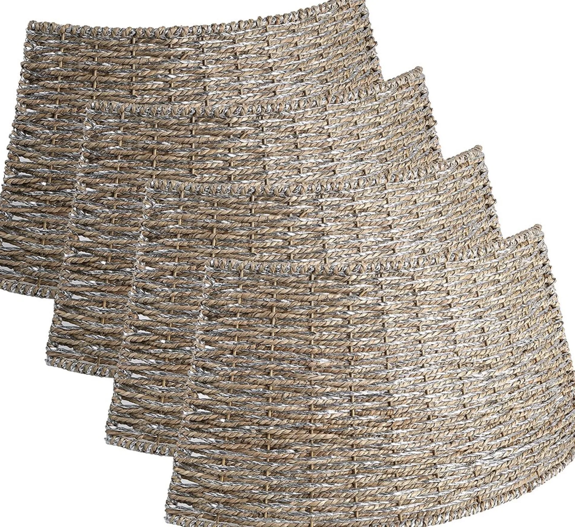 Meisterhome Kerstboomring Kraag Kerstboomrok - H23 X O60 Cm - Zeegras - Naturel Bruin 3 Elementen Cheap