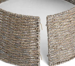 Meisterhome Kerstboomring Kraag Kerstboomrok - H23 X O60 Cm - Zeegras - Naturel Bruin 3 Elementen Flash Sale