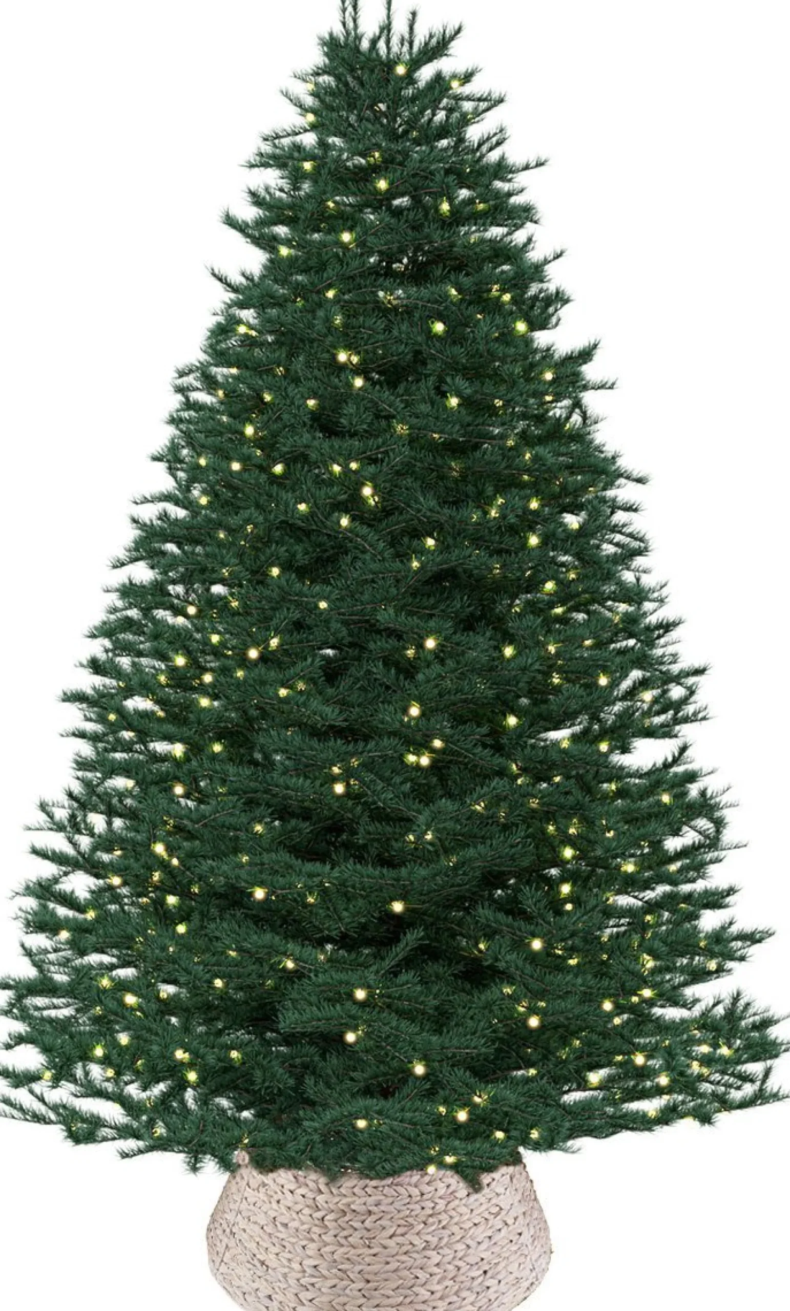 Meisterhome Kerstboomring Kraag Kerstboomrok - H23 X O60 Cm - Waterhyacint - Naturel 3 Elementen Sale