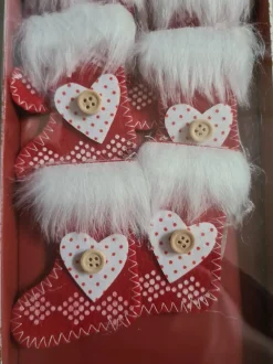 MELINERA Kerstsokken> Kerst Decoratie Sokjes 6 Stuks