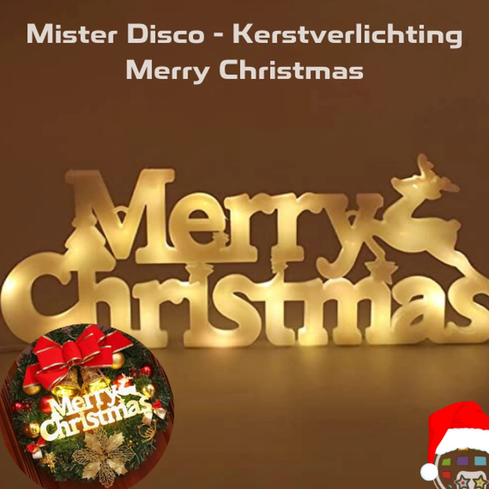 Mister Disco Merry Christmas Led Verlichting - Kerst Decoratie - Warm Wit - Op Batterij Shop