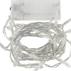Merkloos Micro 20 Lamp Led Verlichting Transparant Op Batterijen - Kerst Lichtsnoer - Kerstverlichting Store