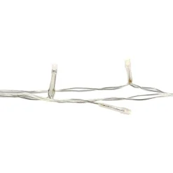 Merkloos Micro 20 Lamp Led Verlichting Transparant Op Batterijen - Kerst Lichtsnoer - Kerstverlichting Store