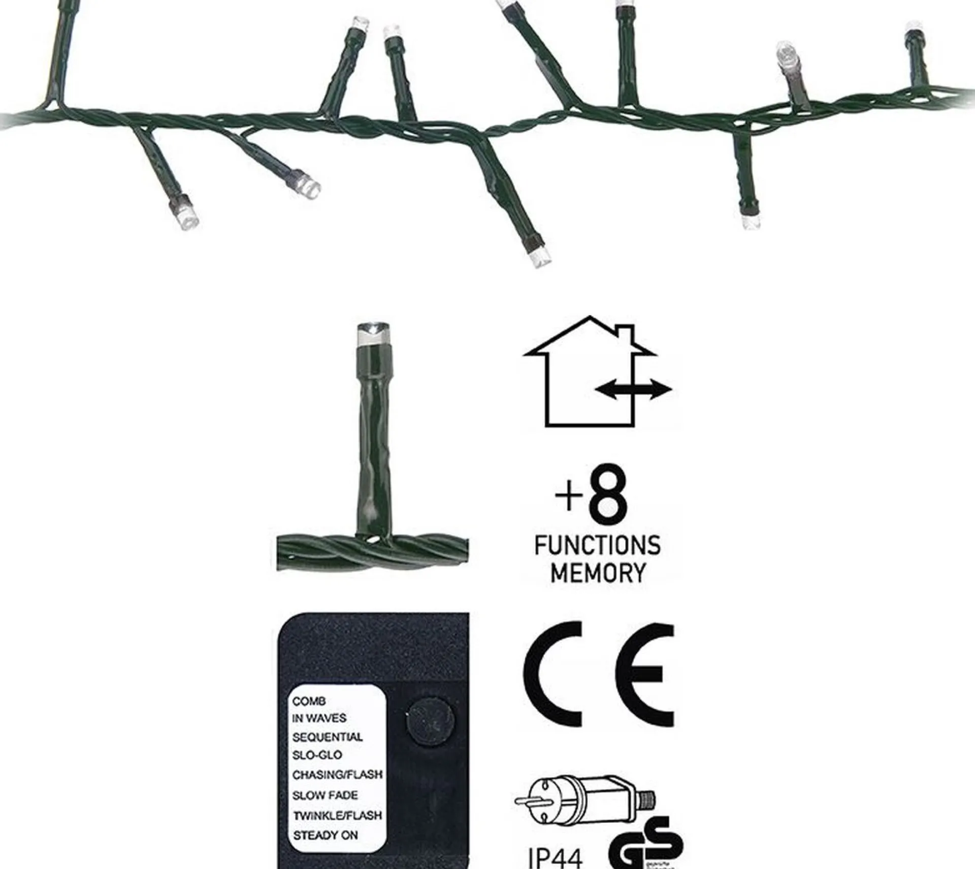 Itu0027s All About Christmas Micro Cluster Kerstverlichting 1500 Led's 30M Koud Wit - Lichtsnoer Kerst - It's All About Christmas™ Clearance