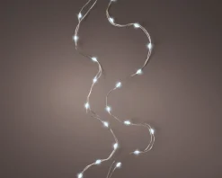Lumineo Micro Kerstverlichting Op Batterij Helder Wit 60 Lampjes - Microverlichting New