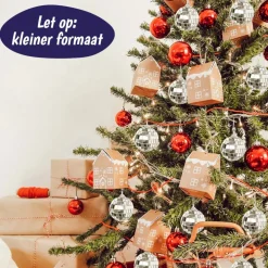 Happy Happenings Kerstboomversieringen></noscript>Mini Discoballen - Zilver - 12 Stuks - Kerstballen - 3Cm Klein