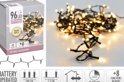 Everlands Mini Kerstboom - 60 Cm - Met Sneeuw En Kerstverlichting New