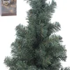 Merkloos Mini Kerstboom 60 Cm In Jute Zak Inclusief 50 Warm Witte Lampjes - Mini Kerstbomen Met Verlichting Best