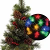 Everlands Mini Kerstboompje - 45 Cm - Incl. Ruimte Thema Lichtsnoer 165 Cm - Kunststof Fashion
