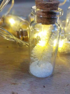 Mini-Lights , Kerstslinger, Sfeerlicht - Lichtslinger- Witte Kerstboom- 180 Cm Discount