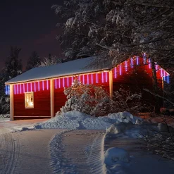 Monzana Ijspegelverlichting 480 Led - 360Cm - Blauw New