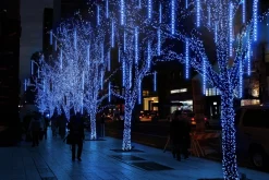 Monzana Ijspegelverlichting 480 Led - 360Cm - Blauw New