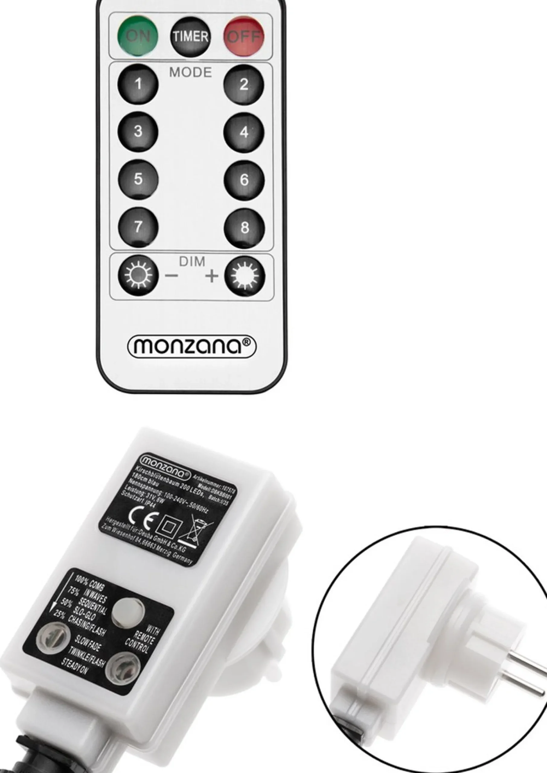 Monzana Kersenbloesem Boom 180Cm - Timer Ip44 - 200 Led Blauw Best Sale