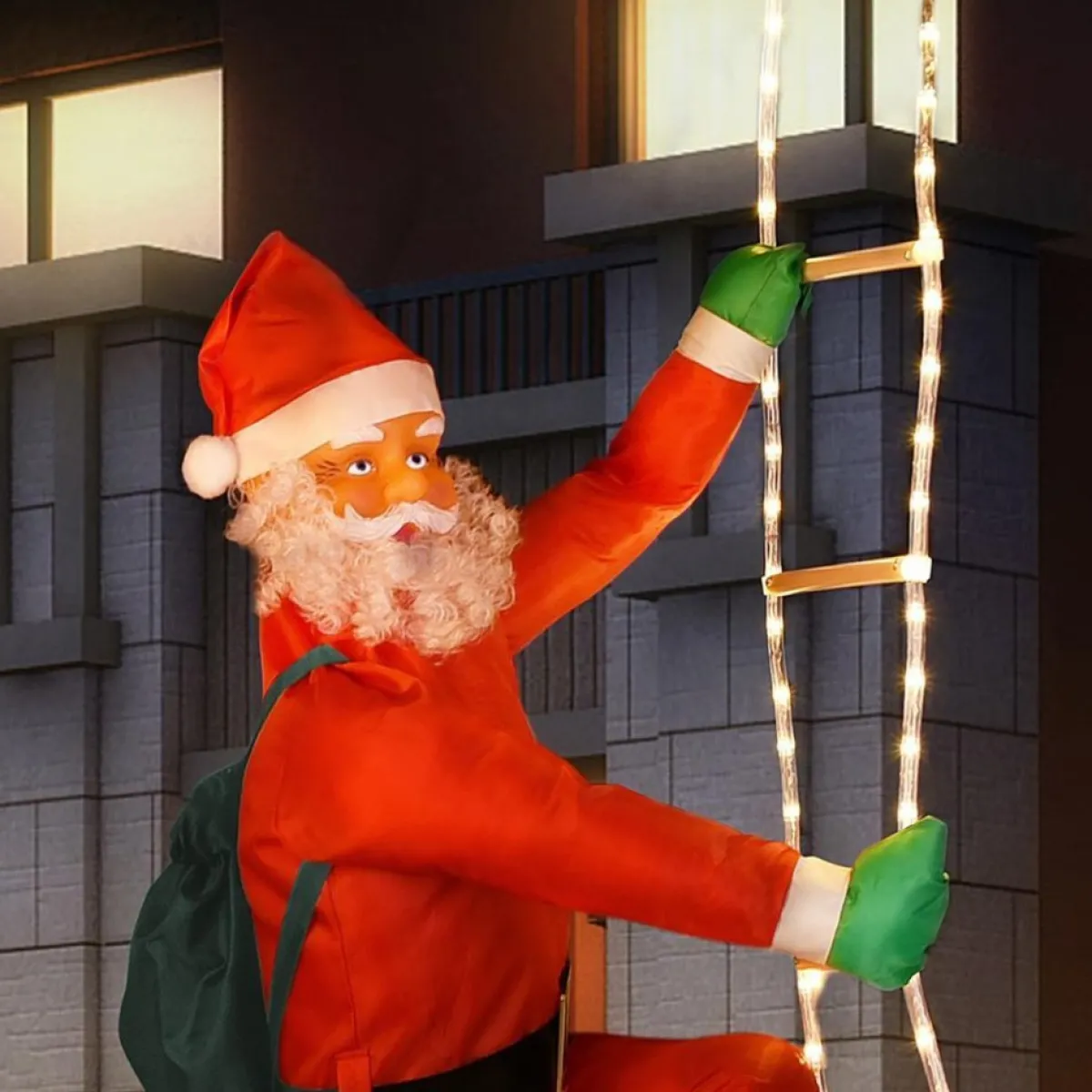 Monzana Kerstbeelden> Led Kerstman 90Cm - Binnen/Buiten – Incl. Afstandsbediening