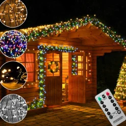 Monzana Lichtsnoer 200 Leds – Afstandsbediening Timer – Warm Wit Clearance