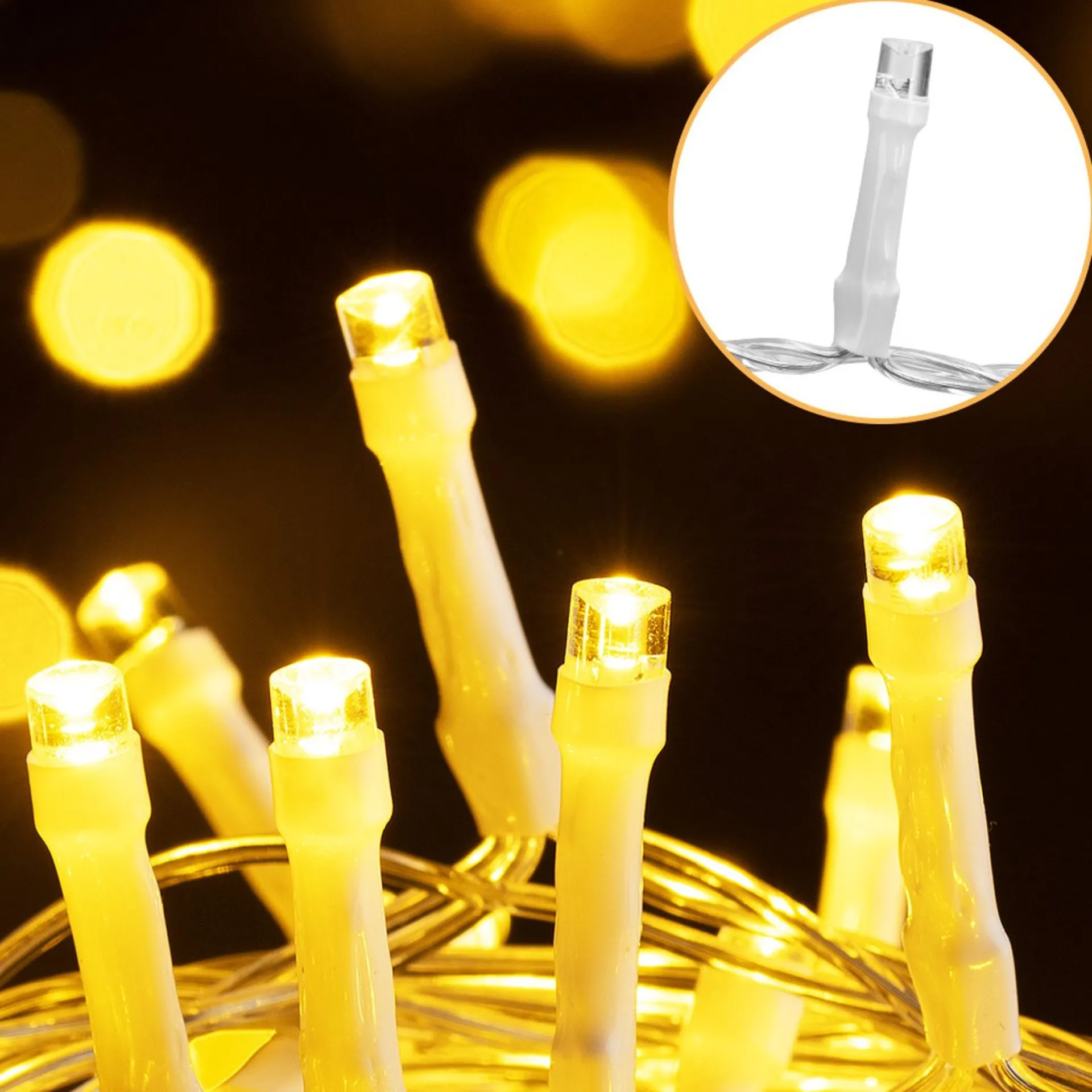 Monzana Lichtsnoer 200 Leds – Afstandsbediening Timer – Warm Wit Clearance