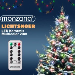 Monzana Lichtsnoer 200 Leds – Afstandsbediening Timer – Multicolor Clearance