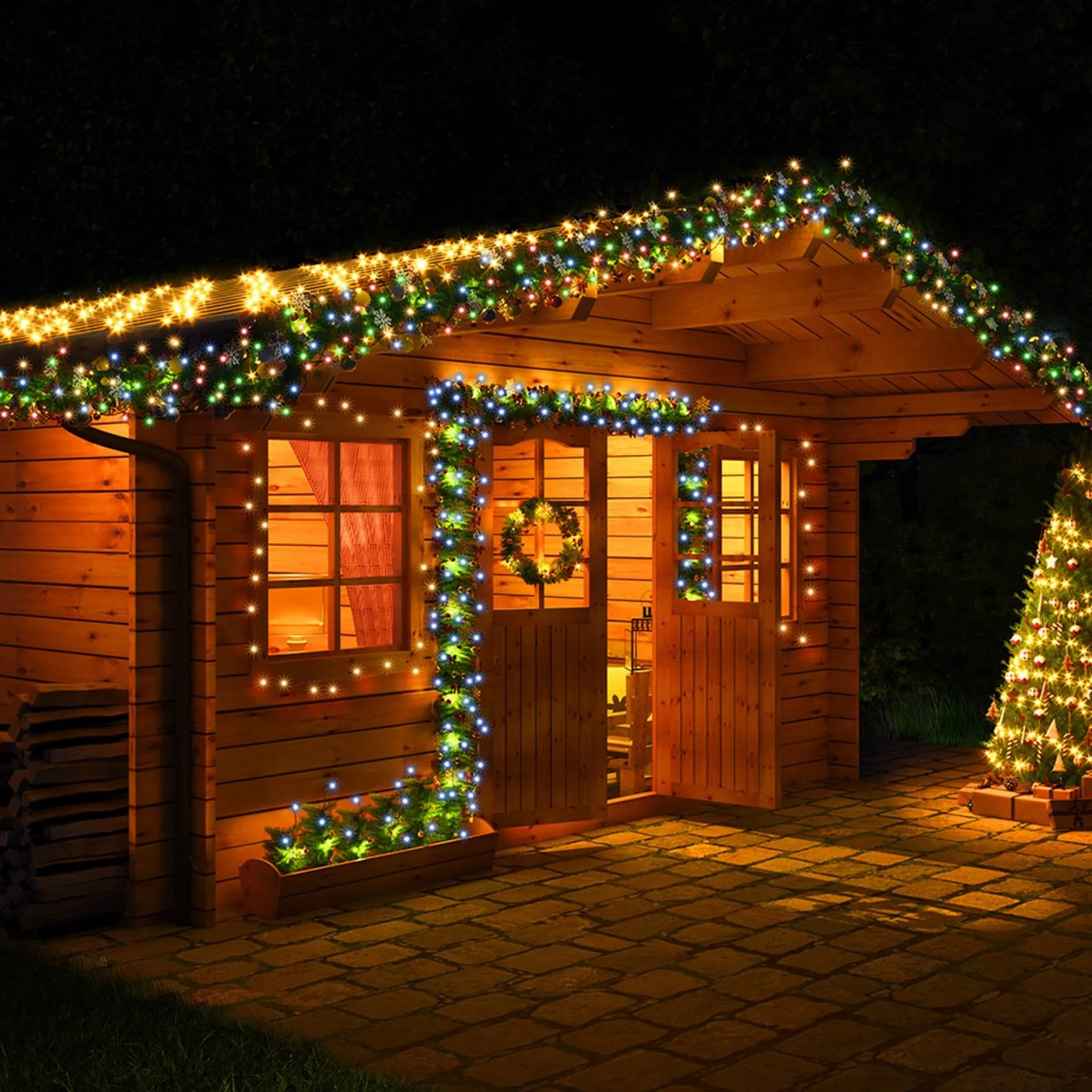 Monzana Lichtsnoer 200 Leds – Afstandsbediening Timer – Multicolor Clearance