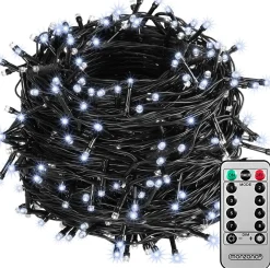 Monzana Lichtsnoer 200 Leds – Afstandsbediening Timer – Koud Wit Cheap
