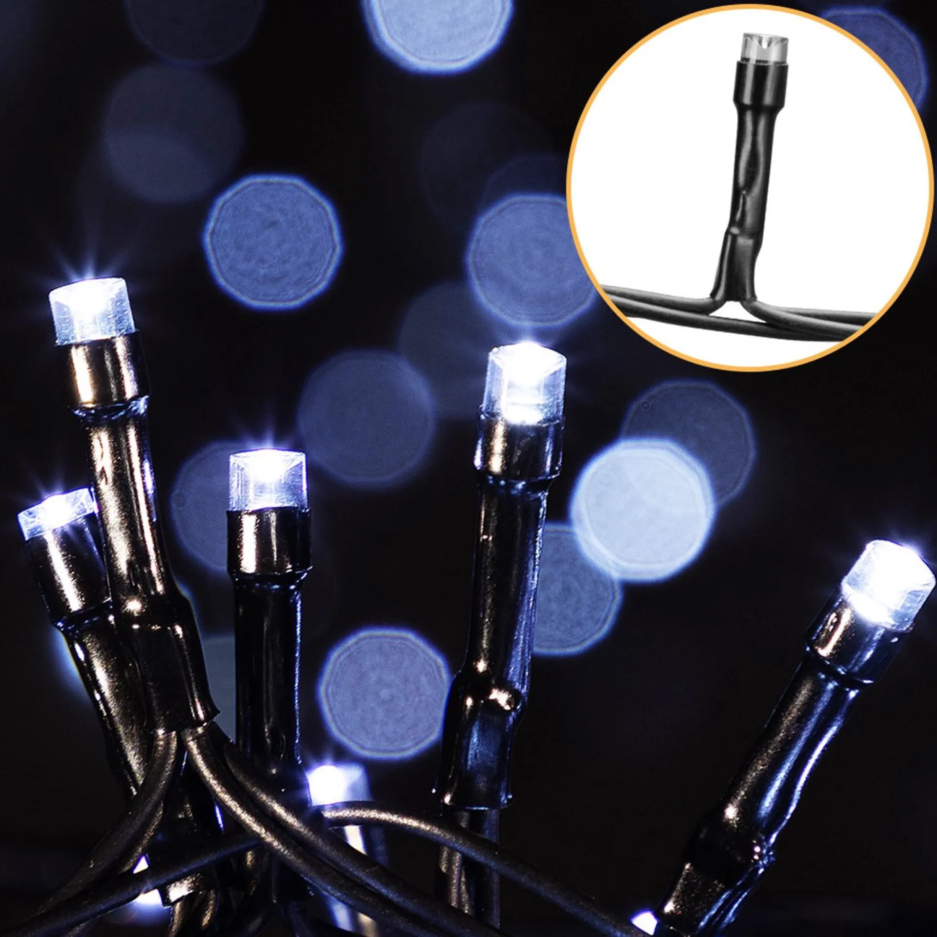 Monzana Lichtsnoer 200 Leds – Afstandsbediening Timer – Koud Wit Cheap