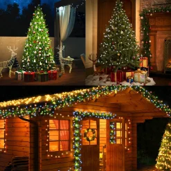 Monzana Lichtsnoer 200 Leds – Afstandsbediening Timer – Koud Wit Cheap