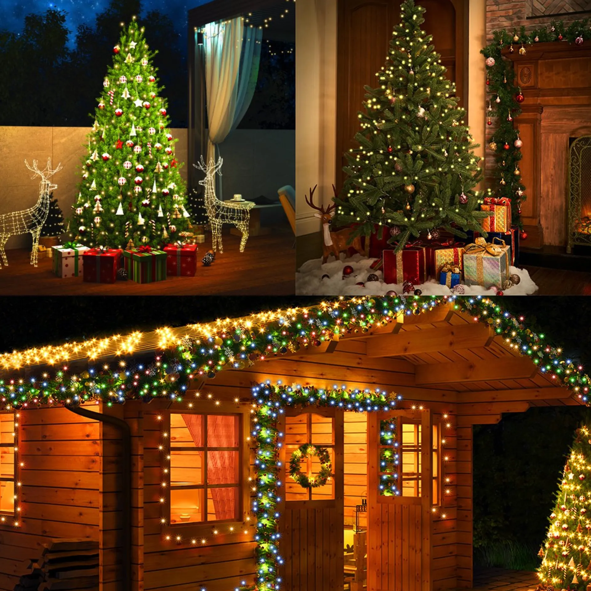 Monzana Lichtsnoer 200 Leds – Afstandsbediening Timer – Warm Wit Cheap