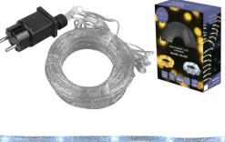 MOON in the room - Decoratiesnoer 72 Led's Met Glitter - Zilver - Koud Wit - Ip44 Hot