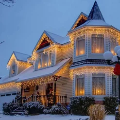 Handy Century Home Products Mya Led Kerstverlichting Gordijn - 4M - Warm Wit - Versiering Clearance