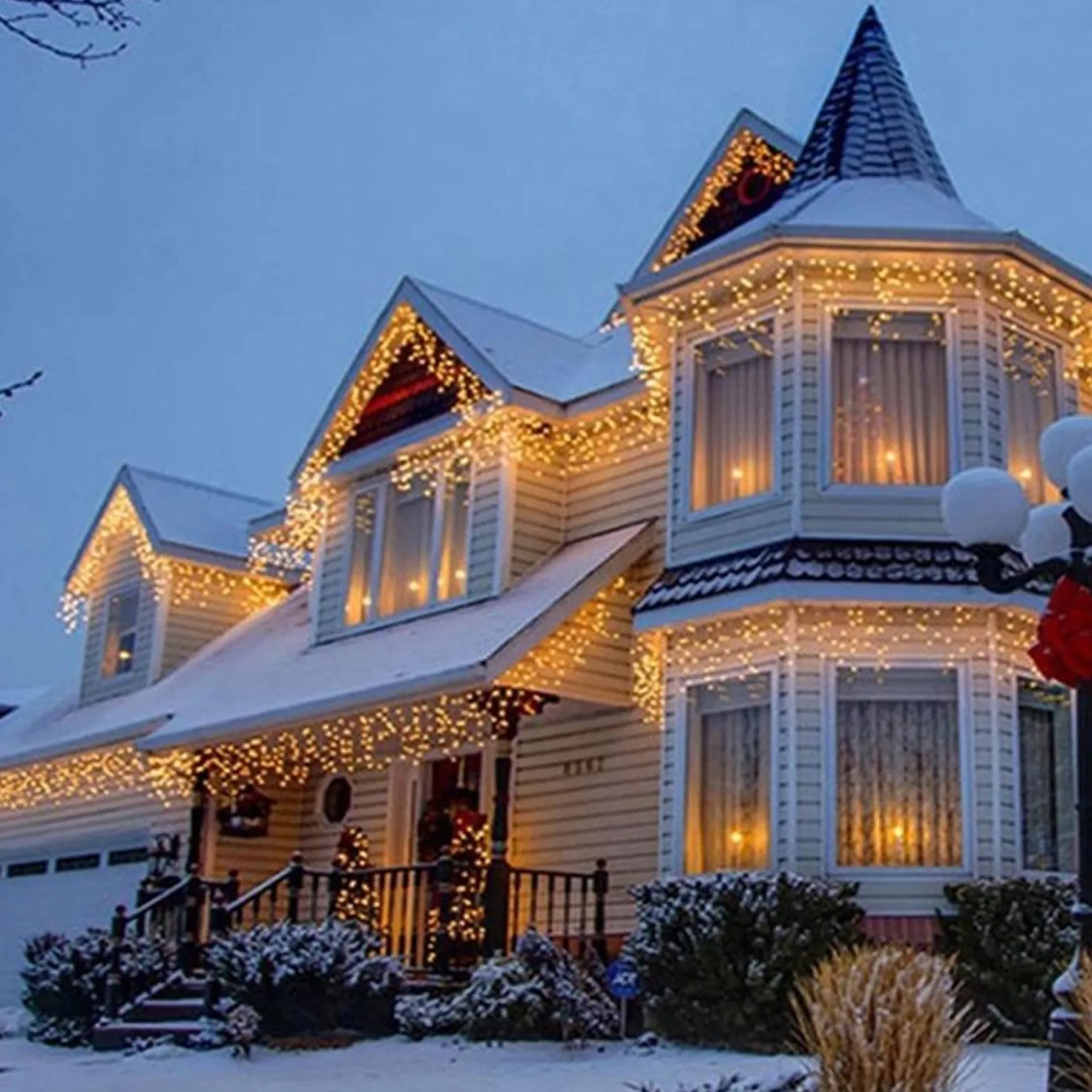 Handy Century Home Products Mya Led Kerstverlichting Gordijn - 4M - Warm Wit - Versiering Clearance