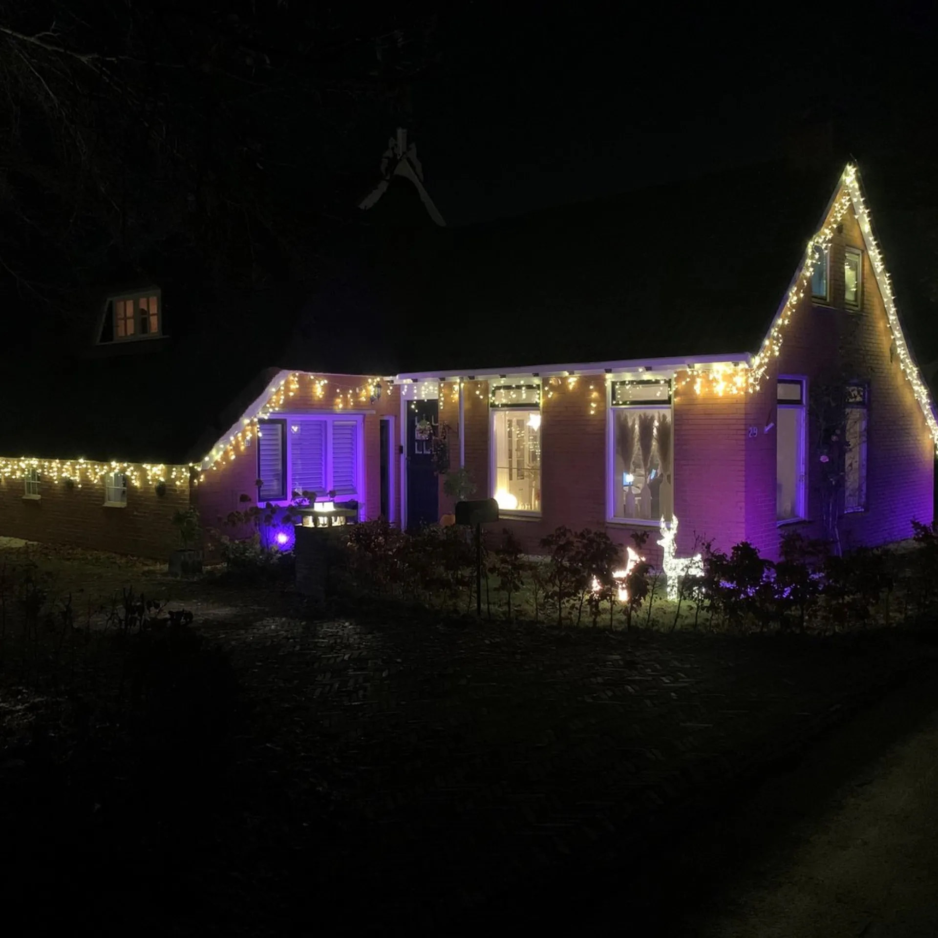 Handy Century Home Products Mya Led Kerstverlichting Gordijn - 4M - Warm Wit - Versiering Clearance