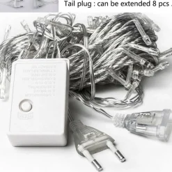 Handy Century Home Products Mya Led Kerstverlichting Gordijn - 4M - Warm Wit - Versiering Clearance