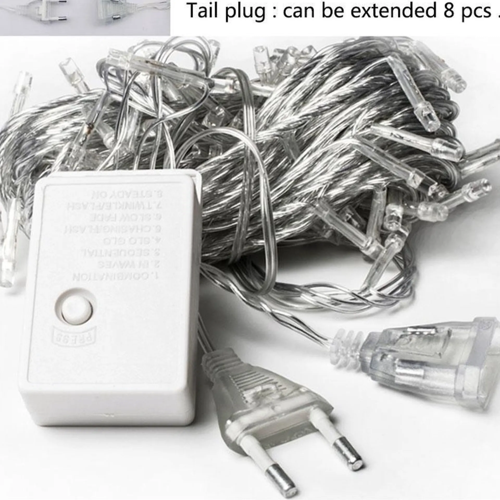 Handy Century Home Products Mya Led Kerstverlichting Gordijn - 4M - Warm Wit - Versiering Clearance