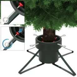 Nampook Kerstboomstandaard - Medium - Voor Bomen Tot 2 Meter -1.8L Waterreservoir - Groen Best Sale