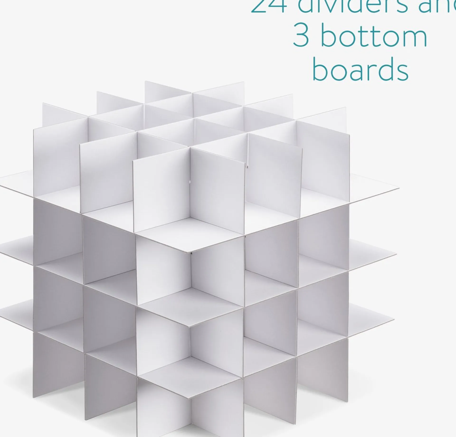 Merkloos Navaris Opvouwbare Kerstballen Opslag Doos - Kerstboom Ornamenten Container Met Feestelijk Ontwerp - Geschikt Voor 64 Kerstornamenten En Decoraties Store