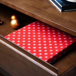 Merkloos Navaris Opvouwbare Kerstballen Opslag Doos - Kerstboom Ornamenten Container Met Feestelijk Ontwerp - Geschikt Voor 64 Kerstornamenten En Decoraties Store