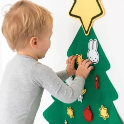 Bambolino Nijntje Kerstboom Vilt, In Bewaarkoffer Afmeting 75X100 Cm 20-Delig, Home Deco Kerst - Toys New