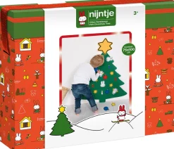 Bambolino Nijntje Kerstboom Vilt, In Bewaarkoffer Afmeting 75X100 Cm 20-Delig, Home Deco Kerst - Toys New