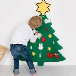 Bambolino Nijntje Kerstboom Vilt, In Bewaarkoffer Afmeting 75X100 Cm 20-Delig, Home Deco Kerst - Toys New