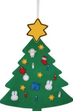 Bambolino Nijntje Kerstboom Vilt, In Bewaarkoffer Afmeting 75X100 Cm 20-Delig, Home Deco Kerst - Toys New