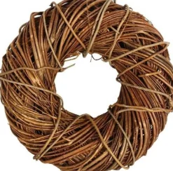 Non Branded Kerstkransen>Non-Branded Kerstkrans Kastor 45 X 13 Cm Ratan Bruin