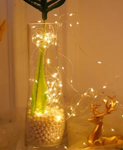 Nuvance - Led Lichtsnoer Voor Binnen En Buiten - 10 Meter - 100 Lampjes - Warm Wit - Lampjes Slinger - Lichtslinger - Kerstverlichting Voor Binnen En Buiten - Kerstversiering - Kerstdecoratie Online