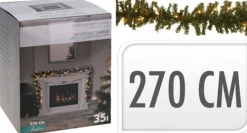 Oneiro Guirlandes>'s Luxe Guirlande Met 35 Lampjes - 230V - 270 Cm - Kerst – Guirlande - Feestdagen - Winter - Verlichting - Binnen - Buiten – Sfeer