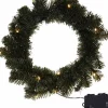 Oneiro Kerstkransen>'s Luxe Kerstkrans 35Cm - Met Verlichting En Timer - Kerst – Kerstkrans - Feestdagen - Winter - Verlichting - Binnen - Buiten – Sfeer